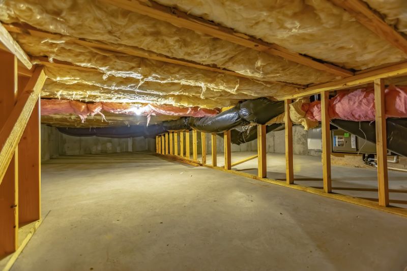 Completed Crawlspace with Drywall Finish